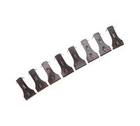 Pwshymi Brick Hook Clips 8Pcs, Sturdy Steel Brick Hangers for Hanging Mailboxes and Decor, Fits Standard Bricks 2 1/4" to 2 3/8"