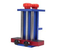 Pwshymi Cabinet Door Installation Clamp Adjustable 0 to 30mm Height Aluminum Alloy Mounting Jig for Hinge Alignment with Safety Sponge Rounded Corners
