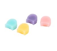 Pwshymi Colorful Clarinet Thumb Rest Silicone Pads for Comfort During Long Practice Sessions - Set of 4