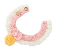 Pwshymi Duck Collar Adjustable Neckerchief for Pet Ducks and Geese Soft Wool Material Decorative Accessory for Christmas Birthday 5.9in to 13.8in (XS)