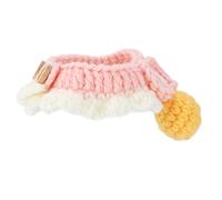 Pwshymi Duck Collar Adjustable Neckerchief for Pet Ducks and Geese Soft Wool Material Decorative Accessory for Christmas Birthday 5.9in to 13.8in (M)