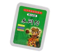Pwshymi Educational Novel Cards for Learning the Chinese Four Famous Novels, Fun Knowledge Cards for Kids, Safe Paper Material, Pack of 1 (Water Margin)