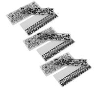 Pwshymi Flower Plastic Embossing Folder, Rectangle Size