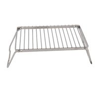 Pwshymi Folding Camping Grate, Backpacking Grill Camp Fire Racks Stainless Steel Adjustable Height for Outdoor Travel Picnic