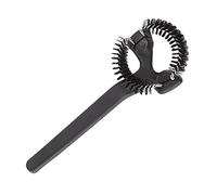 Pwshymi Grouphead Cleaning Brush with Durable Nylon Bristles for Coffee Machine Maintenance Ideal for Home Baristas, Detachable Handle, Plastic, 1 Unit (58MM)