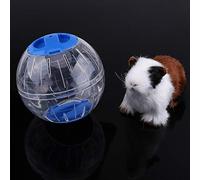 Pwshymi Hamster Exercise Ball Durable Transparent Plastic Small Pet Toy for Active Playtime 12cm (Blue)