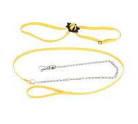 Pwshymi Harness Leash Adjustable Soft and Comfortable Pet Harness for Reptiles with Traction Rope and Collar (Large)