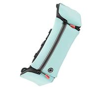 Pwshymi Hydration Belt Running Waist Pack with Adjustable Pockets for Hiking and Fitness, Holds 7.2" Phone (Sky Blue)