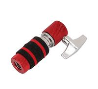 Pwshymi Jazz Drum Clutch Metal Hi Hat Cymbal Clutch Anti Rust Wear Resistant Easy Installation for Jazz Drummers 1 Unit (Red)
