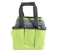 Pwshymi Large Capacity Garden Tool Storage Bag Portable Organizer for Planting Pruning Weeding with 9 Pockets, for Gardening Picnic- Oxford Cloth