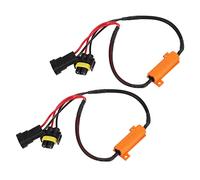 Pwshymi LED Light Resistor Lightweight Durable Design for LED Tail Light Decoding 2PCS Aluminum Alloy Portable Headlight Kit