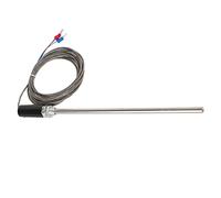 Pwshymi M12 Probe Thermocouple Stainless Steel High Temperature Sensor for Industrial Use 200mm 0-400°C (#2)