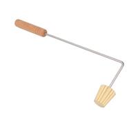 Pwshymi Malaysian Pie Tee Maker, Top Hat Tool, Copper Stainless Steel Beech Kitchen Bakeware for Southeast Asian Cuisine Bakers Foodies 32.5x11cm