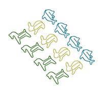 Pwshymi Metal Paper Clips Cute Designs for Organizing Documents and Bookmarking At Office School 32 Pack