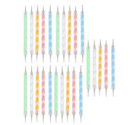 Pwshymi Nail Art Dotting Pens, Convenient Double Ended Design | 25 pieces, Comfortable grip, Ideal for home use, Versatile applications