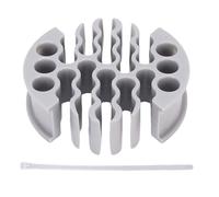 Pwshymi Network Cable Organizer, 30 HoleCable Management Tool with Glossy Edges for CAT 5 CAT 6 Shielded Wires (CAT5 Wire)