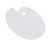 Pwshymi Paint Pallet Large Glossy Edges Easy Cleaning for Artists Watercolor Mixing Tray 1 Piece Density Board