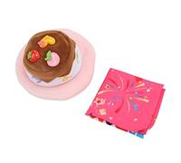 Pwshymi Pet Birthday Hat Scarfs Set for Small Medium Dogs and Cats, Comfortable Soft Fabric Birthday Outfit for Pet Parties and Parades, Easy to Clean, Adjustable Size (Pink Set)