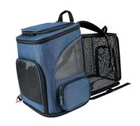 Pwshymi Pet Carrier Backpack Stylish Expandable Dog Cat Carrier for (Blue)