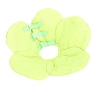 Pwshymi Pet Cone Collar Soft Recovery Flower-Shaped Design for Cat and Dog Protective Wound Healing Comfortable Fabric 1 Piece (L)
