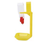 Pwshymi Poultry Drinking Cups Durable Automatic Waterer for Chickens Ducks 10 Count Plastic Hanging Cups (Hanging cup + drinking fountain)