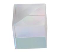 Pwshymi Prism Cube RGB Optical Glass Colorful Light Manipulation for Home Decor and Party Entertainment (15 * 15 * 15MM)