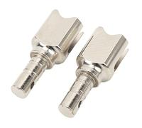 Pwshymi RC Car Diff Cup Steel Accurate Size Durable Power Transmission for 1/7 1/8 Series - 2pcs (Silver)