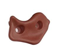 Pwshymi Rock Holds Premium PE Ergonomic Grips for Indoor Outdoor Exercise for Kids Age 3+ 10PCS (Coffee Color)