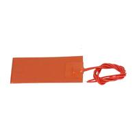 Pwshymi Silicone Rubber Heating Pad Flexible High Heat Transfer Efficiency Heating Mat for Insulation of Industrial Equipment 12V 15W 50 X 100mm