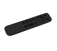 Pwshymi Silicone Shockproof Remote Control Protective Case for TV Y1S Edge, Lightweight Drop Resistant Cover for Kids and Pets (Black)