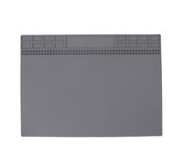 Pwshymi Silicone Soldering Mat Heat Insulation Electronic Repair Mat with 98 Screw Storage Holes 17 Covered Areas for Electronics Repair Computer