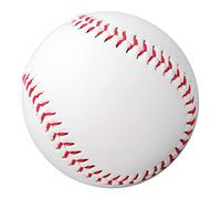 Pwshymi Soft Baseball 9 Inch Handmade Training Ball for Youth Practice PVC Rubber Inner Cushioning