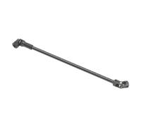Pwshymi Stainless Steel Adjustable Transmission Shaft for SCX10 Gen 7 1/10 RC Crawler, Rust Drive Shaft for Custom Length Selection for RC Car Enthusiasts (Black)