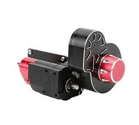 Pwshymi Two Speed Wave Box Upgrade for Axial SCX10 I II III RC Car Back Transmission Durable Aluminum Alloy 4.9x2.9x2.9in