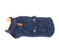 Pwshymi Warm Dog Jacket Cozy Thickened Windproof Winter Coat with Pocket for Small to Large Dogs Flannel and Polyester 1 Pack (M)