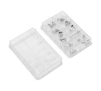 Pwshymi Watch Push Button Repairing Tool Stainless Steel for Watch Makers Practical Accessories Box of 12