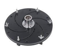 Pwshymi Woodworking Longworth Chuck Aluminum Alloy Self Centering for Lathes Grinders Milling Machines Durable Design (250mm)