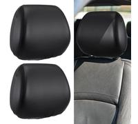 PWSVRDIQC Headrest Covers, for VW FOX 2005-2011 Waterproof Leather Portable Reusable Elastic Dust Cover Full Wrap-around Headrest Protectors
