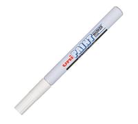 PX-203 UNI-Ball Paint Marker Bullet TIP FINE Point (0.8mm) Oil Based - Silver/White/Gold (Pack of 1 White)