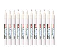 PX-203 UNI-Ball Paint Marker Bullet TIP FINE Point (0.8mm) Oil Based - Silver/White/Gold (Pack of 12 White)