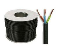 PX 3183R 1.00mm Black 3 Core Tough Rubber Flex, 10 Amps, 1M