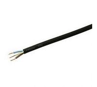 PX 3183R 1.50mm Black 3 Core Tough Rubber Flex, 15 Amps, 50M