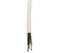 PX 3183Tq 1.00mm White 3 Core Butyl Heat Resistant Flex, 14 Amps, 100M