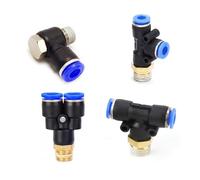 PX Type Pneumatic Connector 4-m5 4-m6 4 6 8 10 12mm Fitting Male Thread 1/8 1/4 3/8 1/2 Inch 1Pcs(12-02)