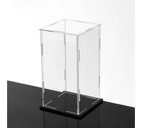 PXAMORTEL Acrylic clear Display Case Box, 5 6 8 10 12 14 16 18 Inch Clear Action Figure Display Case, Collectibles Show Box(35x35x40cm(14x14x16in))