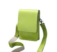 PXAMORTEL Hairdressing Bag 1 Pcs PU Leather Hair Scissor Bag Clips Bag Hairdressing Barber Scissor Holster Pouch Holder Case with Waist Belt Barber Bag(Light Green)