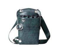 PXAMORTEL Hairdressing Bag Hair Scissor Bag Clips Comb Case Hairdressing Barber Hair Scissor Holster Pouch Holder Tool Salon Waist Pack Belt PU Leather Bag Barber Bag(C)