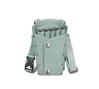 PXAMORTEL Hairdressing Bag Hair Scissor Holster Pouch with Shoulder Belt for Hairdressers Barber PU Leather Shears Hairdressing Tool Case Bag Holder Barber Bag(Color 3)
