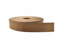 PXAMORTEL Heavy duty webbing strap tape, 2 yards 20mm Nylon Webbing Strap Herringbone Pattern Multicolor(Light Coffee)