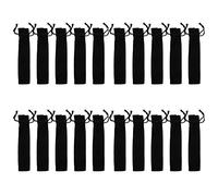 PXAMORTEL Pouch Bags Pencil Case Makeup Bags 1000 Pcs Black Velvet Pen Pouch Sleeve Holder Single Pen Bag Case Pencil Bag
